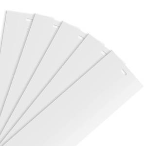 lot 12165 image: 5 Pack 82.5 x 3.5 PVC Vertical Blind Replacement Slats, Blind Replacement Slats for Sliding Glass Doors, Window, Curved Smooth