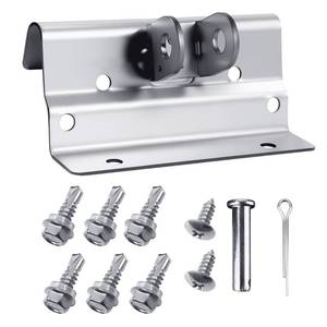 lot 12172 image: 320787322984 Garage Door Trolley Arm Attachment Operator Orbital Bracket & 321475 Hardware Bag Kit, Fit for Wayne Dalton 5120 5140 9100 9600 Garage Doors, Enhanced Rivets, More Sturdy & Durable