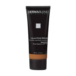 lot 12217 image: Dermablend Leg and Body Makeup Foundation with SPF 25, 65N Tan Golden, 3.4 Fl. Oz. (Used)