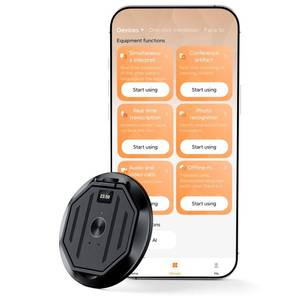 lot 12225 image: AI Voice Recorder, Transcribe & Summarise with AI Technology 64GB Memory Device Magnetic Phone Stand OfflineOnline Translation Support 127 Languages for Lectures, Meetings, Calls, Travel