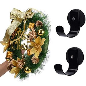 lot 12235 image: Fruvocado Magnetic Wreath Hanger for Front Doors, 2 Pack Wreath Holder for Steel Door Metal Wreath Hook for Wreath Decorations