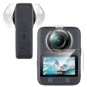 lot 14110 image: UTEBIT Screen Protector and Lens Guards for DJI OSMO 360 Accessories, PC Protective Cover Ultra HD Tempered Glass Film, 9H Anti-Scratch Protective Film Only for DJI OSMO 360 Camera, 2 Pack