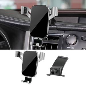 lot 14395 image: LUNQIN Car Phone Holder for Toyota Highlander 2014 2015 2016 2017 2018 2019 and Toyota Highlander Hybrid 2014-2019 Auto Accessories Best Cell Phones Mount Cellphone Mobile Cradle Charging GPS Stand