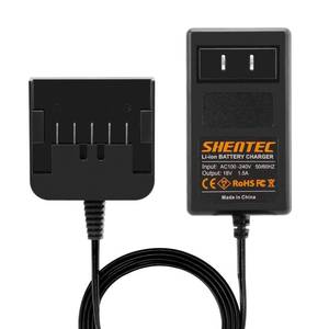 lot 14409 image: Shentec 18V1.5A Lithium Battery Charger UC18YSL3SM Compatible with 18V Metabo 333353M 339782M 338890M 371751M 6.25457.00 6.25459 6.25468 6.25469.00 6.25499.00 6.25527 Lithium-Ion Slide Style Battery