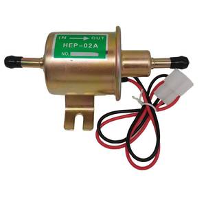 lot 14442 image: Universal 12V Heavy Duty Electric Fuel Pump HEP02A HEP-02A For Motorcycle Carburetor ATV Trucks Boats For Gas Diesel Engine 2.5-4 PSI