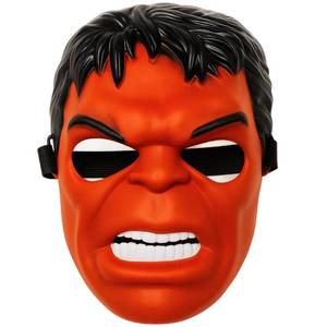 lot 14446 image: Primary Shipments Raging Red Superhero Mask �� Hero Cosplay & Costume Face Mask