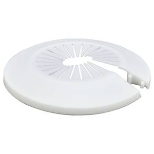 lot 14454 image: MAGO FAMILY MAGIC Fit 0.95 to 1.57 inch Outer Diameter Flange Water Pipe Cover Decoration White Radiator PP Plastic Escutcheon Plate Plumbing Cover Collar for Wall Pipe 2 Pieces (15-40mm)