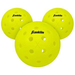 lot 14493 image: Franklin Sports Pickleball-x Performance 40 Outdoor Balls-Optic Yellow