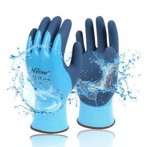 lot 18370 image: DS Safety Waterproof Work Gloves Hycool Grip Working Gloves 1 Pair(S,Blue)