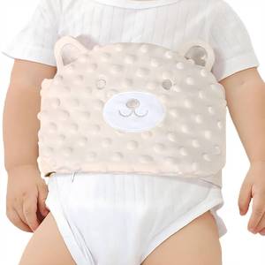 lot 20307 image: ISANPAN Baby Colic and Gas Relief - Cassia Seed Heated Tummy Wrap,Infant Warming Pad Belly Band Gripe Belt Relieves and Soothes Gas,Bloating and Upset Stomach (Beige)
