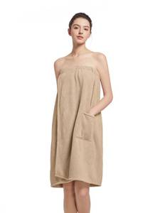 lot 20315 image: WomenS Soft Wrap Towel Full Length��Bath Robe After Shower Female Plush Long��Spa Bathrobes Lightweight With Pockets (US, Alpha, One Size, Regular, Regular)