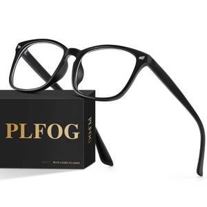 lot 20325 image: PLFOG Blue Light Glasses For Woman Men - Anti Eyestrain Computer Gaming Eyeglasses Blue Light Blocking Glasses