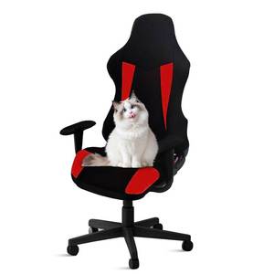 lot 20352 image: PEKJI Gaming Chair Covers Only, Stretchable Thick Breathable Elastic Machine Washable for Computer Video Office Game Chair Cover(Red)