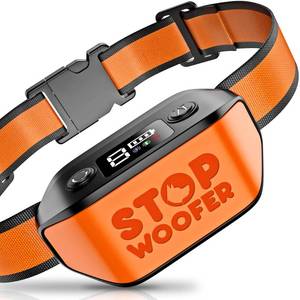 lot 20399 image: 2026 New - No Shock Dog Bark Collar �� Safe Anti-Bark Device with Smart Sensor, Vibration & Sound Training, Waterproof, USB Rechargeable, Adjustable for SmallMediumLarge Dogs (7��110 lbs) �� Orange