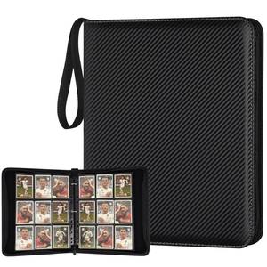 lot 20412 image: GERMUN 9 Pocket Card Binder, Premium Zip Trading Card Binder, 720 Double Sided Pocket PU Collection Binder, Collector Album, Card Folder for MTG, TCG, Sports Cards, (Black)