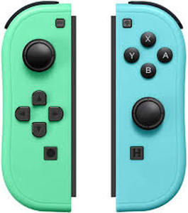 lot 6293 image: Nintendo Switch Joy-Con Controllers Green and Blue Pair