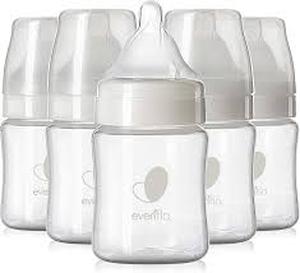 lot 14420 image: Evenflo Balance  Wide Baby Bottles Set with Slow Flow Nipples