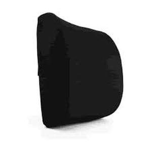 lot 20409 image: Black Memory Foam Lumbar Back Support Cushion