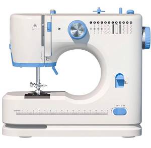 lot 1739 image: Sewing Machine for Beginners,12Built-in Stitches, Foot Pedal, and Accessories Kit for Home DIY Projects & Gift Perfect for MiNiSewing Machine (blue2, One size)