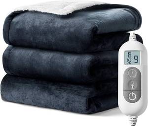 lot 1745 image: Heated Blanket,Soft Flannel Heated Throw Blanket,Fast Heating Electric Throw Blanket with 8 Heating Levels,9 Hours Auto Shut Off,Home Sleep Electric Blanket Throw, A Thoughtful Gift for Elders
