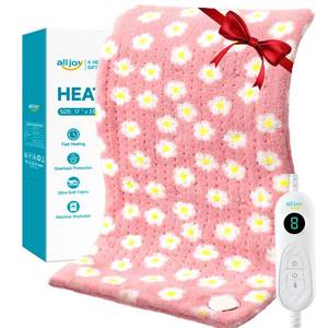lot 2214 image: ALLJOY King Size Heating Pad for Back Pain Relief, 33��x 17�� Extra Large Heating Pad for Period Cramps, FSA Eligible HSA, Portable Heat Pad for Neck and Shoulders, Birthday Gifts for Women Men Mom Dad