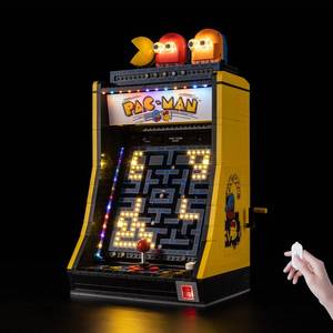 lot 2232 image: BrickSoul Upgrade Light Kit for Lego 10323 PAC-Man Arcade Building Set  with ONOff & Dimmer Switch & Hidden Cable Tech  Easy Install Lighting Set (10323 Set NOT Included)