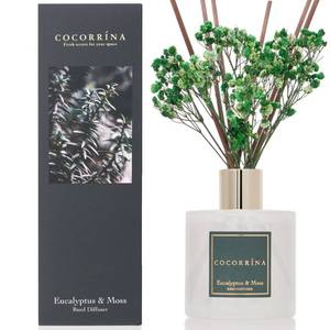 lot 2268 image: Cocorr�na Reed Diffuser Sets- Eucalyptus & Moss Scented Diffuser with Sticks Home Fragrance Reed Diffuser for Bathroom Shelf Decor