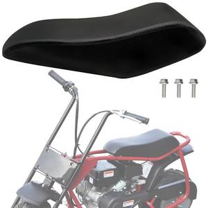 lot 2291 image: QYMOTO 17 CC100X Seat, Upgraded Replacement Minibike Seat Cushion Pad Compatible with Coleman Mini Bike Parts Mini Bike Seat Accessories
