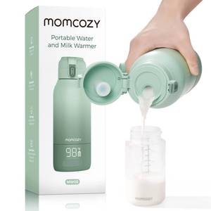 lot 3307 image: Momcozy Portable Bottle Warmer for Travel �� Dual Heating Modes for Breast Milk & Water, Portable Milk Warmer with Fast Heating & Long Battery Life, 17 Ounces Large Capacity to Meet Your All-Day Needs