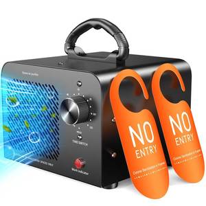 lot 3310 image: Ozone Generator 48,000mg, Commercial Ozone Machine Odor Removal, High Capacity O3 Ionizer Air Purifier Deodorizer, Portable Mini for Car, Home, Smoke, Pets, Industrial, for 4000 Square Feet -Black