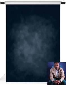 lot 4271 image: Kate 5x7ft Dark Blue Abstract Backdrops Microfiber Dark Blue Portrait Background for Photoshoot for Photography