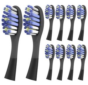 lot 4341 image: Replacement Toothbrush Heads Compatible with Colgate 360 Floss Tip - Soft Brush Heads Compatible with Colgate Optic White Manual Toothbrush for Adults, 10 Pack