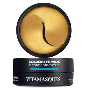 lot 4347 image: Vitamasques Golden Hydrogel Eye Pads For Puffy Eyes & Dark Circles �� Refresh in 15 minutes - Formulated in Korea - 32 Pairs  64 HydroGel Eye Pads