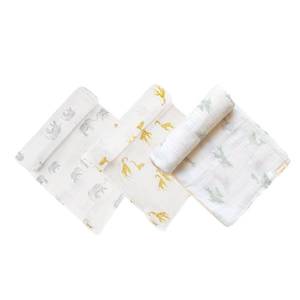 lot 4353 image: PEHR Organic Cotton Muslin Swaddle 3-Pack, for Them  Extra-Soft & Breathable Baby Blankets  47 x 47  119 x 119 cm  Multi-Use Nursery Essential  Ethically Made & AZO-Free Dyes