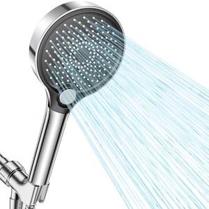 lot 6043 image: Filtered Shower Head with Handheld, High Pressure Shower Head with Filters, 3 Modes Water Softener Shower Head with Detachable Filters, Reduce Dryness on Skin and Hair, Premium Chrome