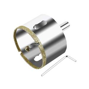 lot 6052 image: ASNOMY 2-14Inch Diamond Hole Saw with Pilot Drill Bit,2-14 Diamond Tip Coated Hole Saw with Guiding Drill Bit for Glass Ceramic Marble Porcelain Tile Granite Quartz