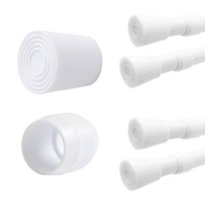 lot 6098 image: INCREWAY Rod End Caps, 8 Set Tension Rods End Cap Anti-Skid Non-Slip Waterproof Anticorrosion Cap Fit for 13-16mm Telescopic Poles