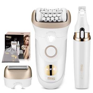 lot 11679 image: DSP 4-in-1 Beauty Set for Women Epilator, Hair Removal Device, Electric Shaver & Trimmer,Fast Charging, Includes Accessories �� Perfect Home Hair Device