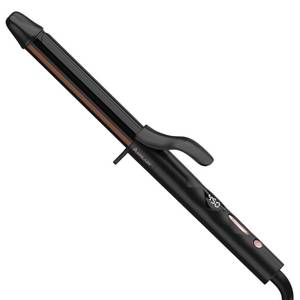 lot 11691 image: ANNLARY 1 Inch Curling Iron, Titanium Ceramic Hair Curler, Fast Heating Curling Wand with 8 Heat Settings with LED Display for All Hair Types Dual Voltage 110-240V for Travel