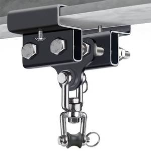 lot 12274 image: Dolibest Heavy Bag Mount, Punching Bag Hanger, I Beam Hanger, Heavy Bag Hanger for Punching Bag Accessories, Punching Bag Bracket, Beam Hanger with Swivel Hook, Ceiling Mount for Boxing Bag