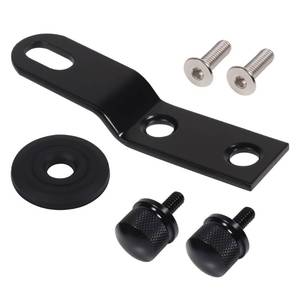 lot 12341 image: Seat Bracket Replaces 10545BB Fits for Harley Davidson Rear Fender Studplate with 14-28 x 34in Screws and Fender Washer