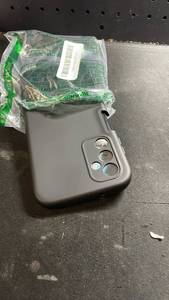 lot 12342 image: Gray Silicone iPhone Case with Camera Lens Protection