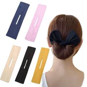 lot 12371 image: 5 Pcs Hair Bun Maker Hair Twist Bun Maker Twists Clip Makers For Womens Kids Accessories Makers Twist Clips Lazy Curler Maker,Messy Long Thick Or Thin (Ginger Yellow,Black,Beige,Pink,Navy Blue)