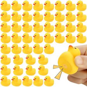 lot 12372 image: Rubber Duck Bath Toys , 50Pack Mini Rubber Ducks Bulk Float Duck Baby Bath Toy, Shower Birthday Party Favors Gift Classroom Summer Beach Pool Party Games