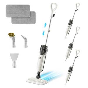 lot 13723 image: Steam Mop, Multi-Purpose Steam Cleaner for Home Steamer for Floor Cleaning, Floor Steamer Cleaner for Deep Cleaning with Handheld Steamer Mops Accessories, Pet Steam Mop Cleaner for Hardwood, Tile