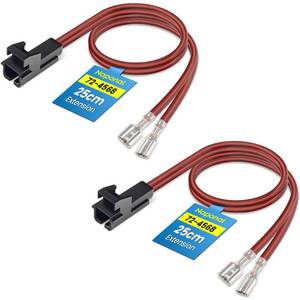 lot 14120 image: 72-4568 Speaker Harness,Thicker and Longer Speaker Wire Cable,Professional Car Door Speaker Wiring Harness Adapter Connector Plug for GM Buick Cadillac Chevy Silverado GMC Sierra Yukon Saturn(2PCS)