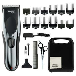 lot 14142 image: WAHL 79434 Clipper Rechargeable CordCordless Haircutting & Trimming Kit for Heads  Beards & all Body Grooming