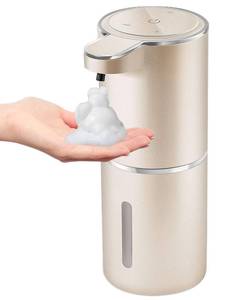 lot 14145 image: Gotofine Automatic Foaming Soap Dispenser,4-Level Adjustable Foam, Wall Mount,USB Rechargeable,12.8oz 380ml,Touchless Hand & Dish Soap Dispenser for Bathroom, Kitchen,Hotel, Restaurant