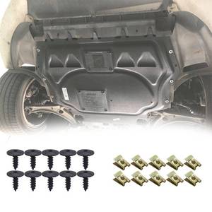 lot 14169 image: ASUBHA 10 Sets Fender Bumper Cover Screws, Car Screws and Bolts, Fender Liner Splash Shield Bumper Cover Screws, Automotive U Nut and Screw Clip Replacement for Audi A3 A4 A5 A6 A7 A8 Q5 S6 R8