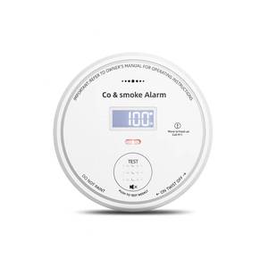 lot 14210 image: 2-in-1 Smoke & CO Detector, 10-Year Battery, LCD Digital Display, 85dB Buzzer, Easy Mount for Home Use